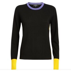 Harrods ME+EM Merino Colour-Block Sweater